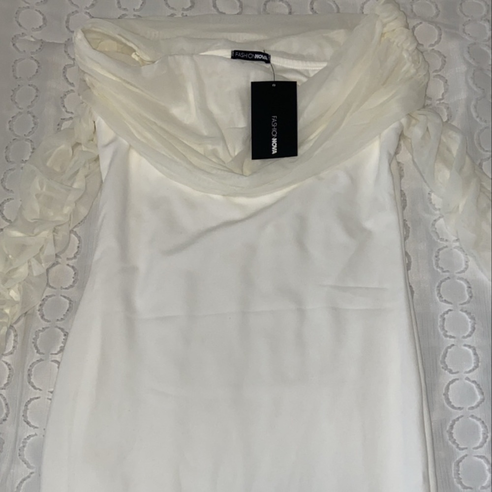 Long / lace sleeve dress